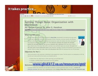 GTD for Educators