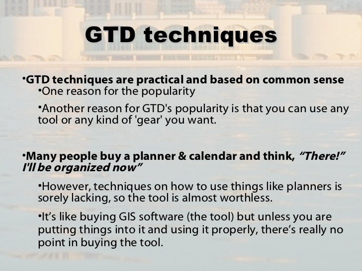 Getting Things Done (GTD) using Evernote