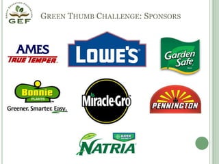 Green Thumb Challenge: Sponsors