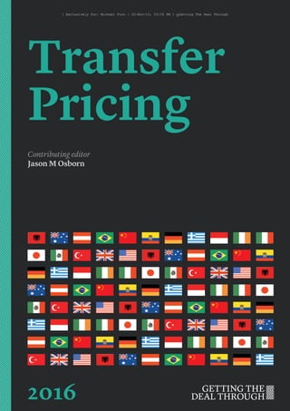 Transfer
Pricing
Contributing editor
Jason M Osborn
2016
 