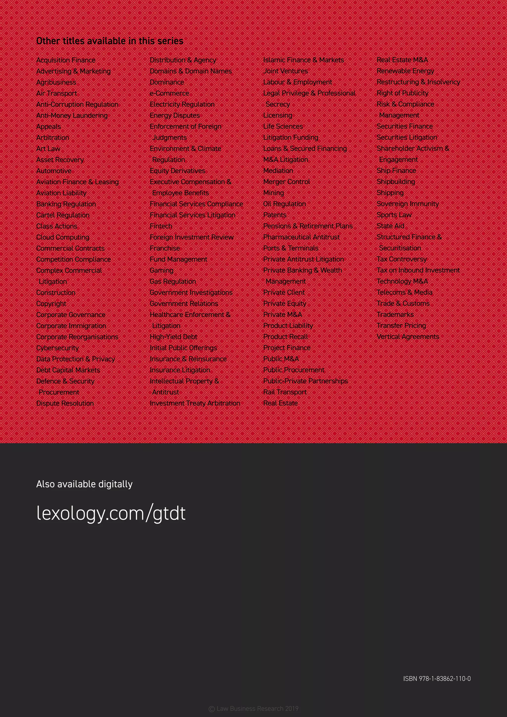 Getting the Deal Through: Public M&A