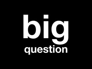 big
question
 