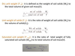 Introduction and soil phase relationships(Geotechnical Engineering) | PDF