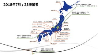 2018年7月：23事業者
 