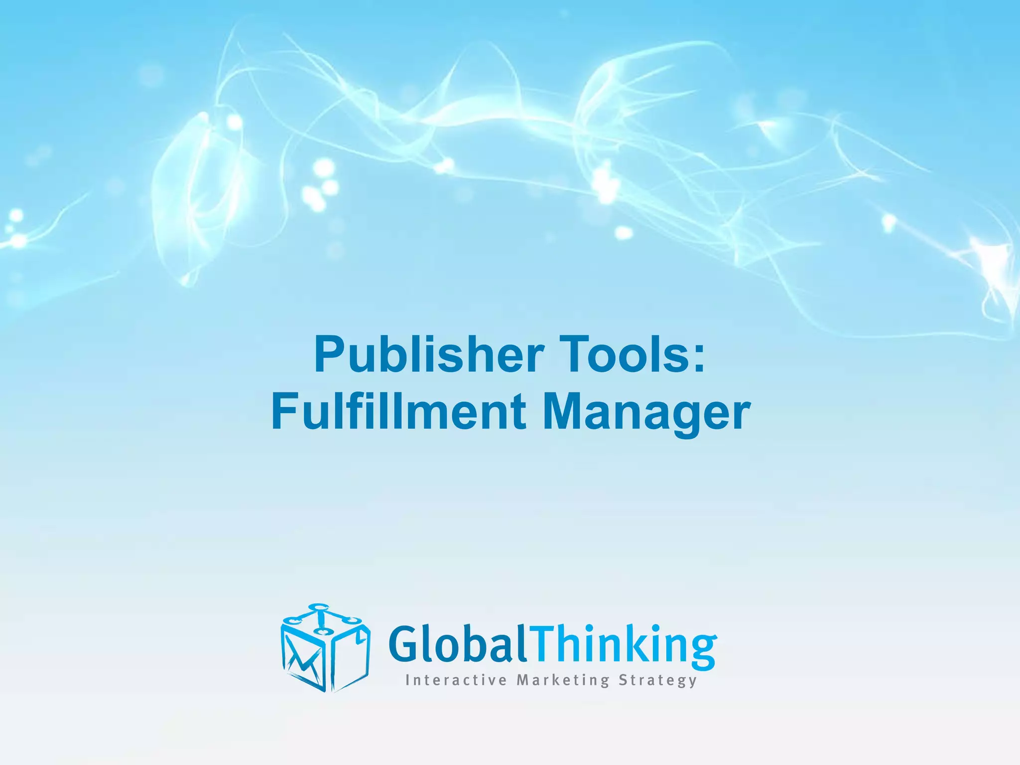 Publisher Software Tools | PPT