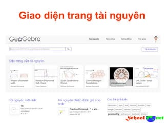 Giới thiệu phần mềm Geogebra 5.0