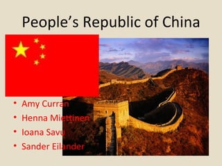 People’s Republic of China ,[object Object],[object Object],[object Object],[object Object]