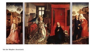 Van der Weyden. Anunciació.
 