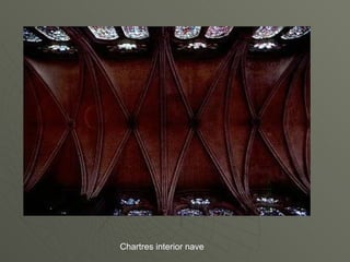Chartres interior nave 