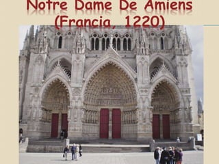 Notre Dame De Amiens
(Francia, 1220)
 