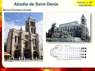 Francia, s. XII
          Abadía de Saint Denís                           Nacimiento
Menos la fachada principal




                             www.profesorfrancisco.es
 