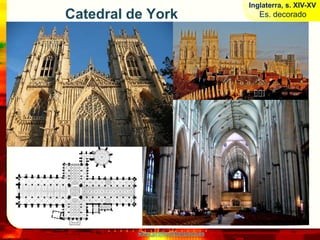 Inglaterra, s. XIV-XV
Catedral de York                        Es. decorado




          www.profesorfrancisco.es
 