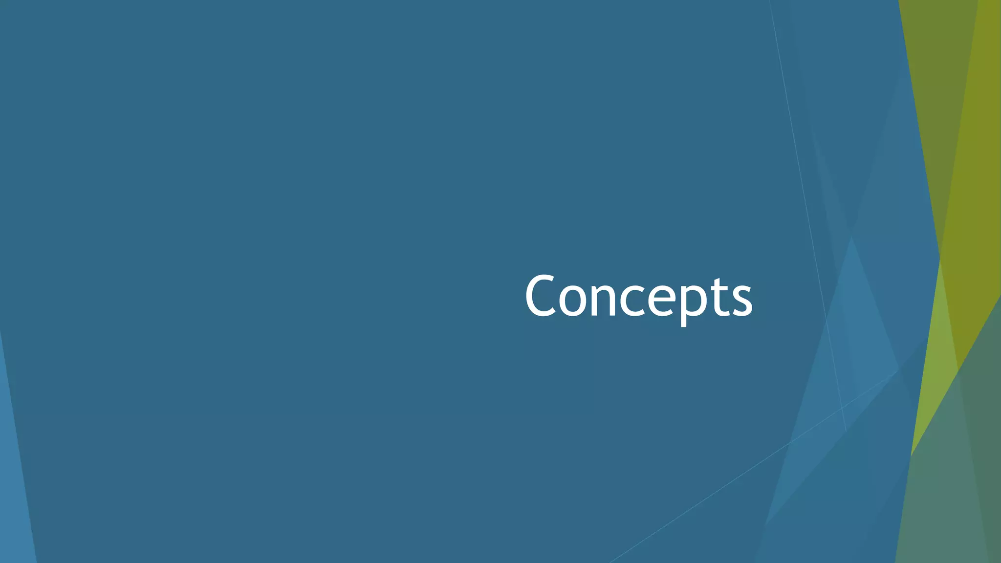 Concepts 