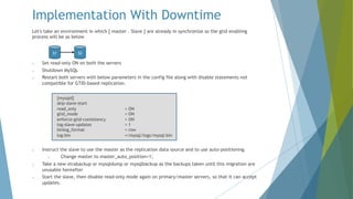 MySQL GTID Concepts, Implementation and troubleshooting | PDF ...