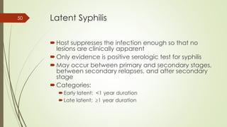 Syphilis Host genital infection in gynecology | PPTX