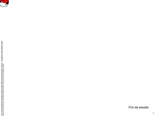 CoreLinuxforRedHatandFedoralearningunderGNUFreeDocumentationLicense-Copyleft(c)AcácioOliveira2012
Everyoneispermittedtocopyanddistributeverbatimcopiesofthislicensedocument,changingisallowed
Fim de sessão
8
 