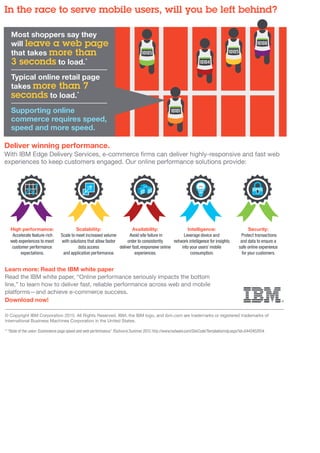 IBM EDGE servicios gestionados para mejorar la experiencia de usuario