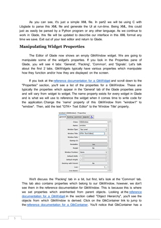 Gtk development-using-glade-3 | PDF