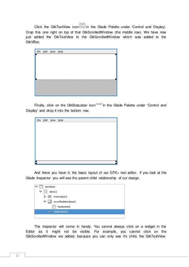 Gtk Development Using Glade 3 Gtk Development Using Glade 3