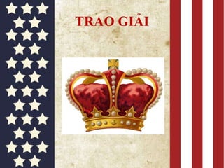 TRAO GIẢI
 