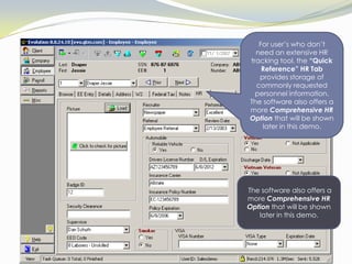 Employee’s Fixed Pay Rates, Frequency and Standard Hours are part of the initial data entered for a new employee…