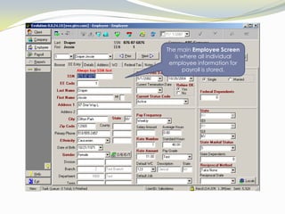 Schedule earnings and deductions, 