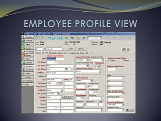 …the parameters of the desired report data…