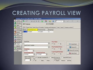 …the employees to include in the report…