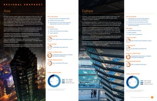 18 192016 GLOBAL TRADE MANAGEMENT SURVEY
R E G I O N A L S N A P S H O T
Asia Europe
TOP 3 CHALLENGES
1.	 Manual processes and disparate systems
2.	 Inefficient processes/systems
3.	 Interpreting and communicating regulatory
requirements across sites and countries
TOP 3 RISKS
1.	 Transfer Pricing
2.	 Import Documentation and Licensing
3.	 Import Valuation
GTMS UTILIZATION
utilize a global trade management system
FTA UTILIZATION
of respondents fully utilize FTAs
PRODUCT CLASSIFICATION
of respondents report having a challenge
with product classification.
PROCESS CENTRALIZATION
have a centralized GTM process
GLOBAL TRADE OUTLOOK
TOP 3 CHALLENGES
1.	 Interpreting and communicating regulatory
requirements across sites and countries
2.	 Manual processes and disparate systems
3.	 Complex and changing requirements with local
government agencies
TOP 3 RISKS
1.	 Restricted party screening
2.	 Import valuation
3.	 Product import classification
GTMS UTILIZATION
utilize a global trade management system
FTA UTILIZATION
of respondents fully utilize FTAs
PRODUCT CLASSIFICATION
of respondents report having a challenge
with product classification.
PROCESS CENTRALIZATION
have a centralized GTM process
GLOBAL TRADE OUTLOOK
More complex
Less complex
Remain the same
61%
26%
13%
More complex
Less complex
Remain the same
64%
25%
11%
In Europe, a large majority of the respondents engage in both import and
export activities, and most are responsible for either multiple country
compliance or global compliance.
No single department within a company dominates with regard to where the
trade compliance department reports, but a majority have a logistics-related
functional role. It is notable that a very small percent rolls it up under legal.
Utilization of GTM systems is fairly low for Europe at 26 percent, and the
number of GTM-related events that have been attended where GTMS were
a topic of discussion is small at 28 percent. Furthermore, when explaining
the reasons for not utilizing a GTM system, globally the lack of a single ERP
system is significant, but that is not the case for Europe.
With regard to how a GTM system could enhance value relative to the global
community, Europe places less significance on enhanced cost savings and
more emphasis on risk avoidance.
Only 18 percent of respondents feel they are fully utilizing all FTAs that are
available. It will be interesting to see how this might change in the wake of the
vote by the UK (United Kingdom) to leave the EU.
For Asian countries, global supply chain management is the most time- and
resource-intensive trade-related activity, a significant increase from 2015,
when it was sixth. This suggests that Asian countries have started to shift
their strategic focus from regular import and export work to total supply
chain management, a higher-value activity. This may be because of the new
government standards, such as the new Authorized Economic Operator (AEO)
classification system of China Customs.
Transfer pricing ranks as a significant risk among respondents in Asia. This
is not surprising given that many Asian countries are expected to adopt the
BEPS Action 13 recommendations on transfer pricing documentation.
According to the survey results, monitoring transfer pricing results and
maintaining current transfer pricing for customs declarations are the top two
challenges in 2016. This will bring potential risks.
Thirty-seven percent of respondents claim to be fully utilizing all FTAs
available in the country and applicable to their products – far higher than at
the global level (23 percent).
FTA eligibility became a larger focus of company analysis, according to 2016
survey results. This is especially true for China-Korea and China-ASEAN FTAs.
Source: 2016 Global Trade Management Survey,
Thomson Reuters and KPMG International Source: 2016 Global Trade Management Survey,
Thomson Reuters and KPMG International
 