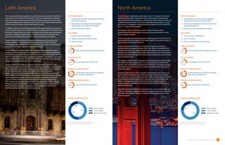 20 212016 GLOBAL TRADE MANAGEMENT SURVEY
Latin America North America
TOP 3 CHALLENGES
1.	 Complex and changing requirements with local
government agencies
2.	 Interpreting and communicating regulatory
requirements across sites and countries
3.	 Lack of automated systems
TOP 3 RISKS
1.	 Product import classification
2.	 Import documentation and licensing
3.	 Import valuation
GTMS UTILIZATION
utilize a global trade management system
FTA UTILIZATION
of respondents fully utilize FTAs
PRODUCT CLASSIFICATION
of respondents report having a challenge
with product classification.
PROCESS CENTRALIZATION
have a centralized GTM process
GLOBAL TRADE OUTLOOK
TOP 3 CHALLENGES
1.	 Interpreting and communicating regulatory
requirements across sites and countries
2.	 Complex and changing requirements with local
government agencies
3.	 Manual processes and disparate systems
TOP 3 RISKS
1.	 Product import classification
2.	 Import valuation
3.	 Export documentation and licensing
GTMS UTILIZATION
utilize a global trade management system
FTA UTILIZATION
of respondents fully utilize FTAs
PRODUCT CLASSIFICATION
of respondents report having a challenge
with product classification.
PROCESS CENTRALIZATION
have a centralized GTM process
GLOBAL TRADE OUTLOOK
More complex
Less complex
Remain the same
49%
37%
14%
More complex
Less complex
Remain the same76%
11%
13%
The survey reveals that companies in Latin America spend most of their time
and resources on import documentation. This is not surprising considering
that in this region, particularly Brazil and Argentina, there are strict customs
inspection requirements aimed at import control. This causes trade operators
to focus more on import controls than export controls.
In addition, the survey results demonstrate that respondents do not spend as
much time and resources on restricted party screening and FTA compliance as
the mean. Along those lines, the survey reveals that global trade operational
processes, mainly the requirements of import and export documents and
licenses, are fundamental factors for seeking management solutions.
Product import classification, import documentation and licensing, and
import valuation are the top areas of perceived risk for Latin American
respondents. Much of this concern is reflected in the current environment of
fiscal sanctions that companies experience in Brazil.
As for utilizing FTA opportunities, the respondents indicated they spend
minimum time and resources on managing FTAs. The research revealed that
25 percent of companies in Latin America are not fully utilizing FTAs, which is
slightly higher than the global average of 23 percent. Companies in the region
cite complexity with rules of origin, lack of internal expertise, and challenges
gathering documentation as their top challenges.
Brazil and Mexico continue to implement tax incentives and other cost-
reducing duty programs in an effort to increase global trade competitiveness
and to stimulate local manufacturing and exporting. Brazil’s new modality
for the Special Regime of Industrial Warehouse under Automated
System Control (Regime de Entreposto Industrial sob Controle Aduaneiro
Informatizado, RECOF) and Mexico recent amendment of its special customs
regime legislation to grant additional benefits to companies electing to
use the Strategic Bonded Warehouse (Recinto Fiscalizado Estratégico,
RFE) customs regime are prime examples. The awareness of these special
programs is often the problem. Only 27 percent of survey respondents in
Brazil reported having full knowledge of the financial and operational
benefits provided by different special programs.
Product import classification ranks high in the U.S. relative to the other
regions and that aligns closely with the customs broker management
task, which describes trade teams working with their brokers to make sure
classifications are correct. This could be partially attributable to a large
percentage of companies managing global compliance from locations in
the U.S., a type of centralization.
Companies in North America are more concerned about export
classifications than other regions because of the government’s strong
focus on export controls.
It is not surprising that restricted party screening tops the list for the U.S.
and does not show up largely for the other regions. One reason is the U.S.
government’s strict export controls.
It seems that the first thing a U.S. company is likely to automate is
restricted party screening because of the risk. While it is unlikely that a
company will end up in negative headlines for failing to pay some duties
because they misclassified their goods, selling electronics to someone on
the terrorist watch list might very well end up making news and therefore
poses reputation risk.
The biggest classification challenge is having adequate descriptions that
help determine the classification. It is not a surprise that internal staff
performs the classification function most of the time, as outsourcing the
task would not produce any more certainty in telling what the product is
by the description.
Compared with the rest of the countries represented in the survey, U.S.
and Canadian companies do not feel as strongly that they are lacking
FTA expertise in understanding how FTAs work, perhaps because NAFTA
is established and well-understood. They are more worried about the
ability to manage the requirements and ensure compliance, which
involves gathering supplier documentation and monitoring changes to
the bill of materials.
Regarding transfer pricing, the same disconnect as last year is apparent
- that is, a significant number of related-company transactions occurring
with little knowledge of whether a transfer pricing study has even been
done for support.
Source: 2016 Global Trade Management Survey,
Thomson Reuters and KPMG International
Source: 2016 Global Trade Management Survey,
Thomson Reuters and KPMG International
 