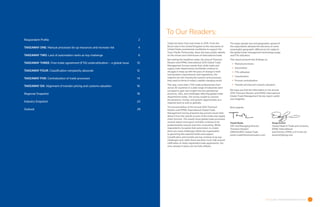 12016 GLOBAL TRADE MANAGEMENT SURVEY
To Our Readers:
The large sample size and geographic spread of
the respondents allowed the discovery of some
meaningful geographic differences for subjects
like global trade management technology usage
and FTA utilization.
This report presents key findings on:
++ Manual processes
++ Automation
++ FTA utilization
++ Classification
++ Process centralization
++ Transfer pricing and customs valuation
We hope you find the information in the annual
2016 Thomson Reuters and KPMG International
Global Trade Management Survey report useful
and insightful.
Best regards,
Respondent Profile									 	2
TAKEAWAY ONE: Manual processes tie up resources and increase risk		 	 4
TAKEAWAY TWO: Lack of automation ranks as top challenge 			 	 6
TAKEAWAY THREE: Free-trade agreement (FTA) underutilization – a global issue	 10
TAKEAWAY FOUR: Classification complexity abounds 					 12
TAKEAWAY FIVE: Centralization of trade processes						14
TAKEAWAY SIX: Alignment of transfer pricing and customs valuation 			 16
Regional Snapshot										18
Industry Snapshot										22
Outlook											28
Trade has been front and center in 2016. From the
Brexit vote in the United Kingdom to the reluctance of
United States presidential candidates to support the
Trans-Pacific Partnership, there has been public debate
on the virtues and misfortunes of international trade.
But setting the headlines aside, the annual Thomson
Reuters and KPMG International 2016 Global Trade
Management Survey reveals that, while trade and
supply chain departments worldwide continue to
struggle to keep up with the pace of change in both
new business requirements and regulations, the
majority are still missing the systems and processes
they need to thrive in today’s rapidly changing world.
This year, more than 1,700 trade professionals from
across 30 countries in a wide range of industries were
surveyed to gain new insight into the operational
practices, risks, and challenges affecting global trade
departments today. The survey sought to uncover
the dynamics, trends, and growth opportunities at a
regional level as well as globally.
The second edition of the annual 2016 Thomson
Reuters and KPMG International Global Trade
Management Survey pinpoints key process issues that
detract from the overall success of the trade and supply
chain function. The results show global trade processes
around import and export activities continue to be
predominantly manual and time-consuming. While
respondents recognize that automation is a need,
there are many challenges within the organization
to garnering the required funds and support.
Classification and transfer pricing continue to be top
challenges and, while there has been much talk around
ratification of newly negotiated trade agreements, the
ones already in place are not fully utilized.
Doug Zuvich
Global Head of Trade and Customs,
KPMG International
and Partner, KPMG LLP in the US
dzuvich@kpmg.com
Taneli Ruda
SVP and Managing Director
Thomson Reuters
ONESOURCE Global Trade
taneli.ruda@thomsonreuters.com
 