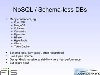 GT.M: A Tried and Tested Open-Source NoSQL Database | PPT
