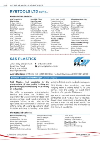 Ryetools GTMA Member Pages A-Z | PDF
