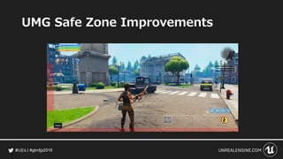 #gtmfjp2018
UMG Safe Zone Improvements
 