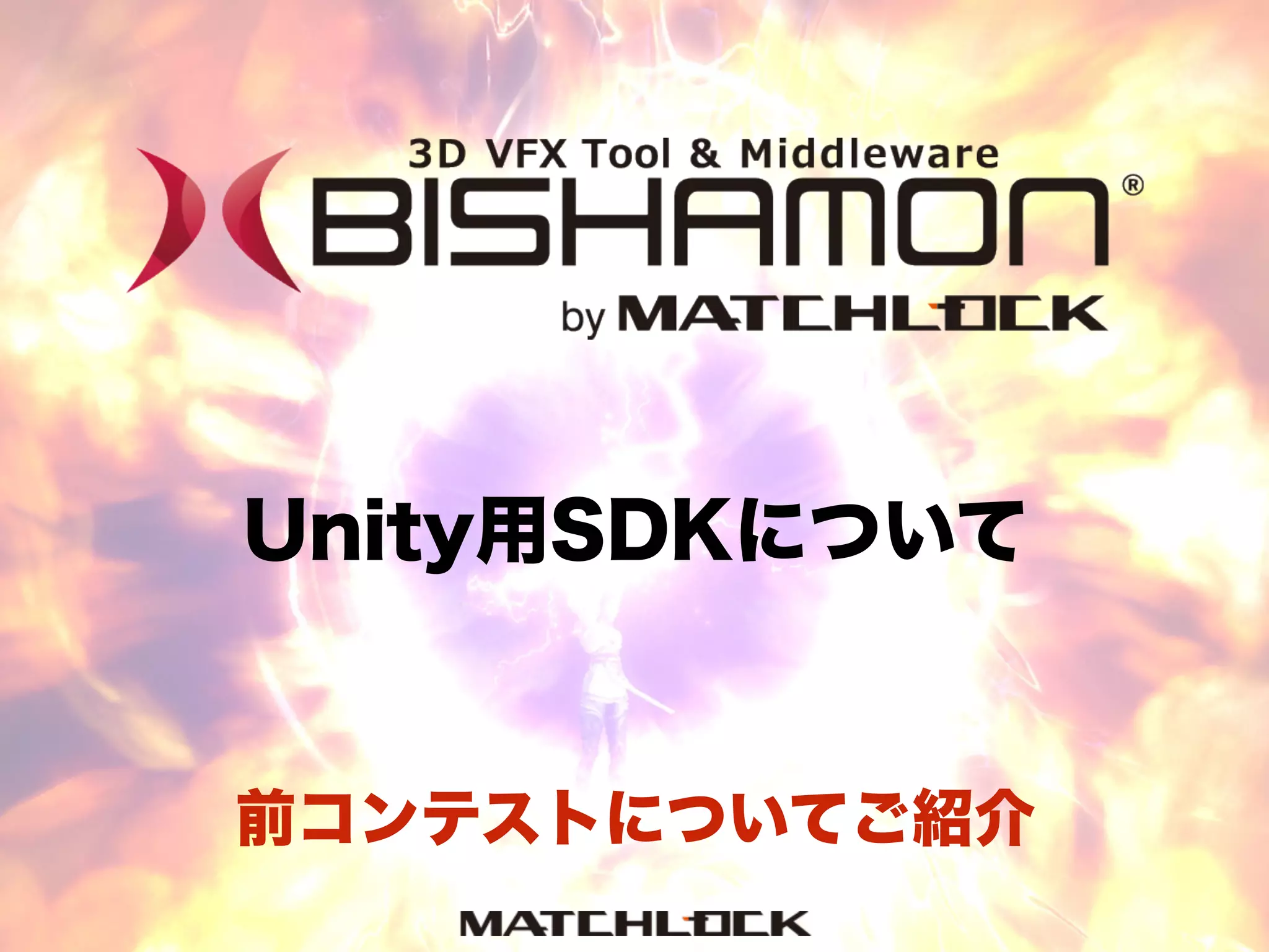 前コンテストについてご紹介
Unity用SDKについて
 