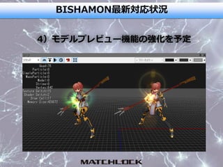 BISHAMON最新対応状況
4）モデルプレビュー機能の強化を予定
 