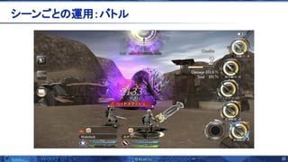 22 
シーンごと 運用：バトル 
 