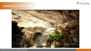 ©Silicon Studio Corp., all rights reserved. 24
Visibilityのリアルタイム更新
 
