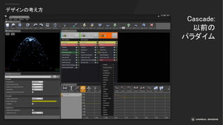 デザインの考え方
Cascade:
以前の
パラダイム
 