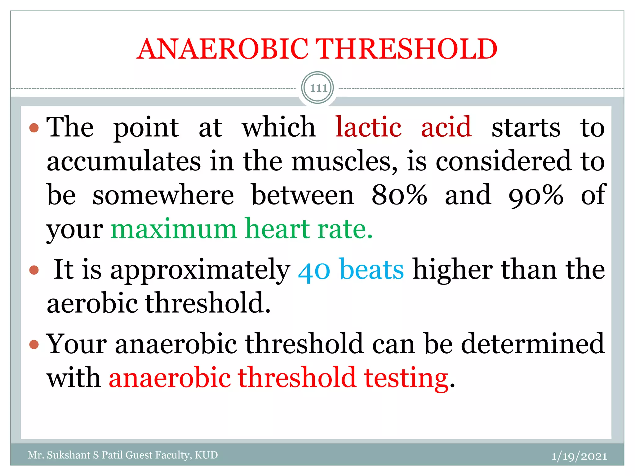 GTMT Training components