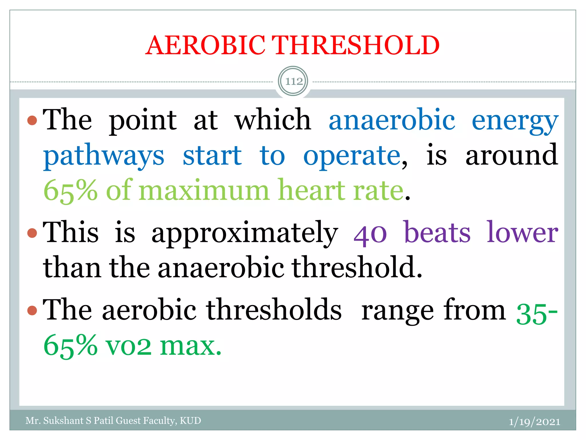 GTMT Training components