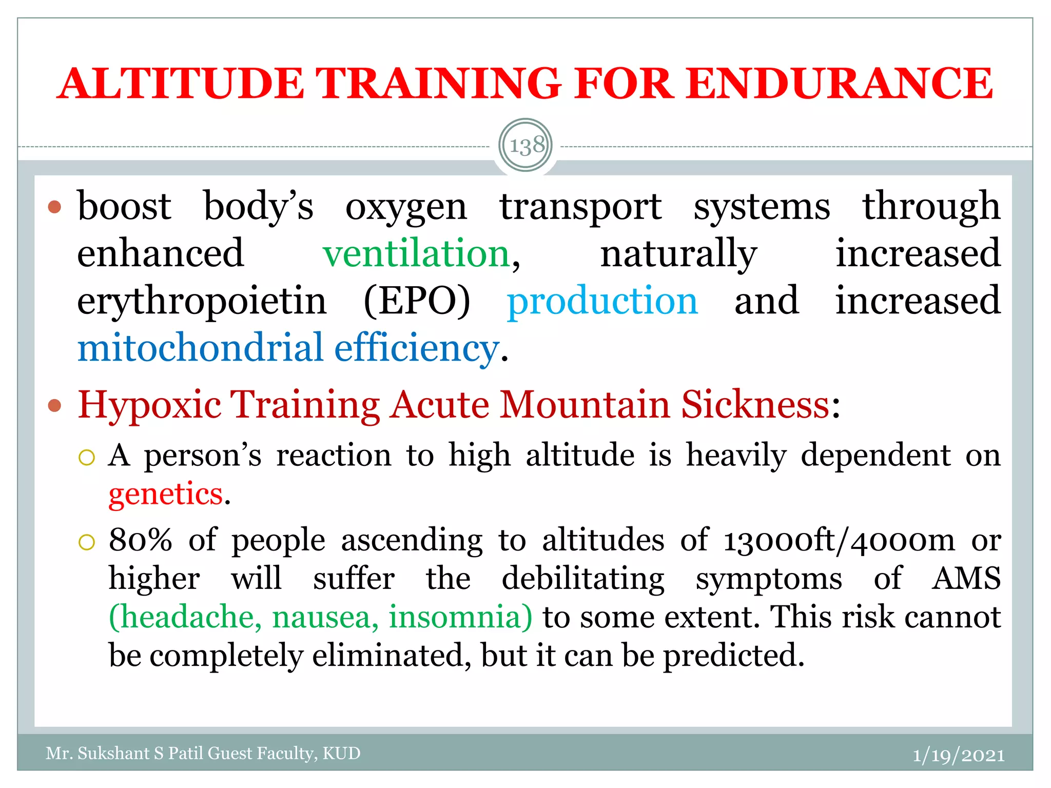 GTMT Training components