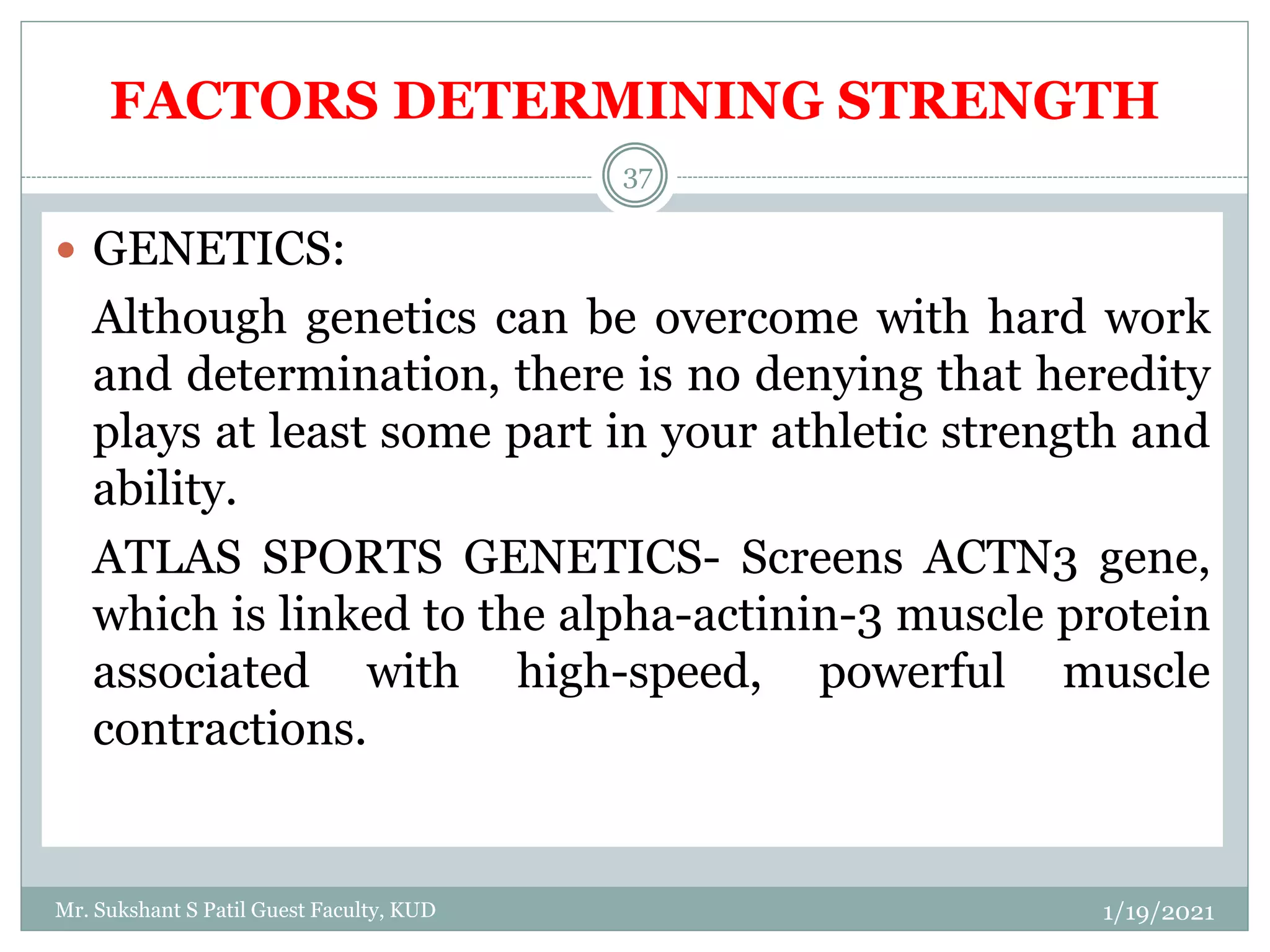 GTMT Training components