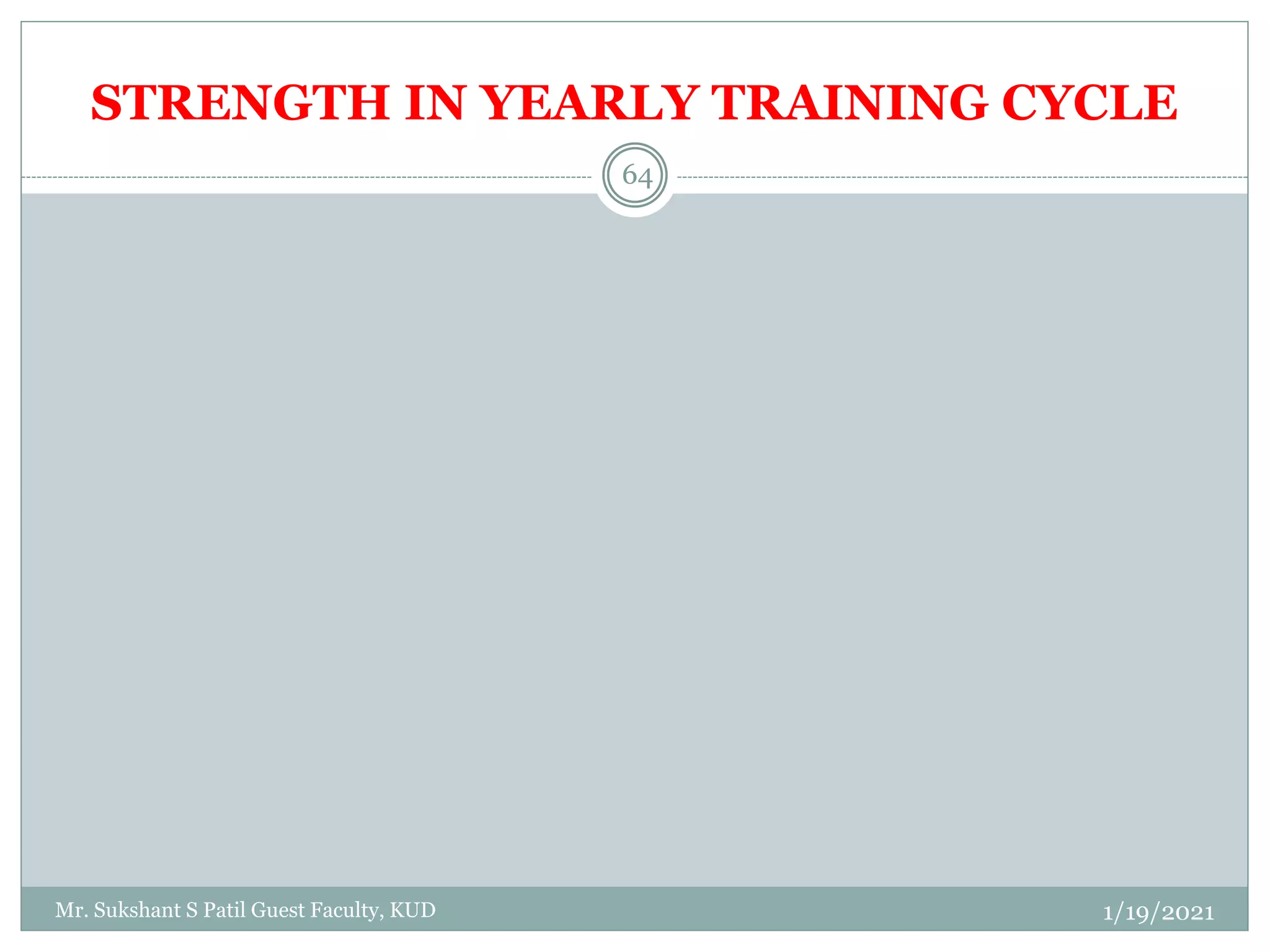 GTMT Training components