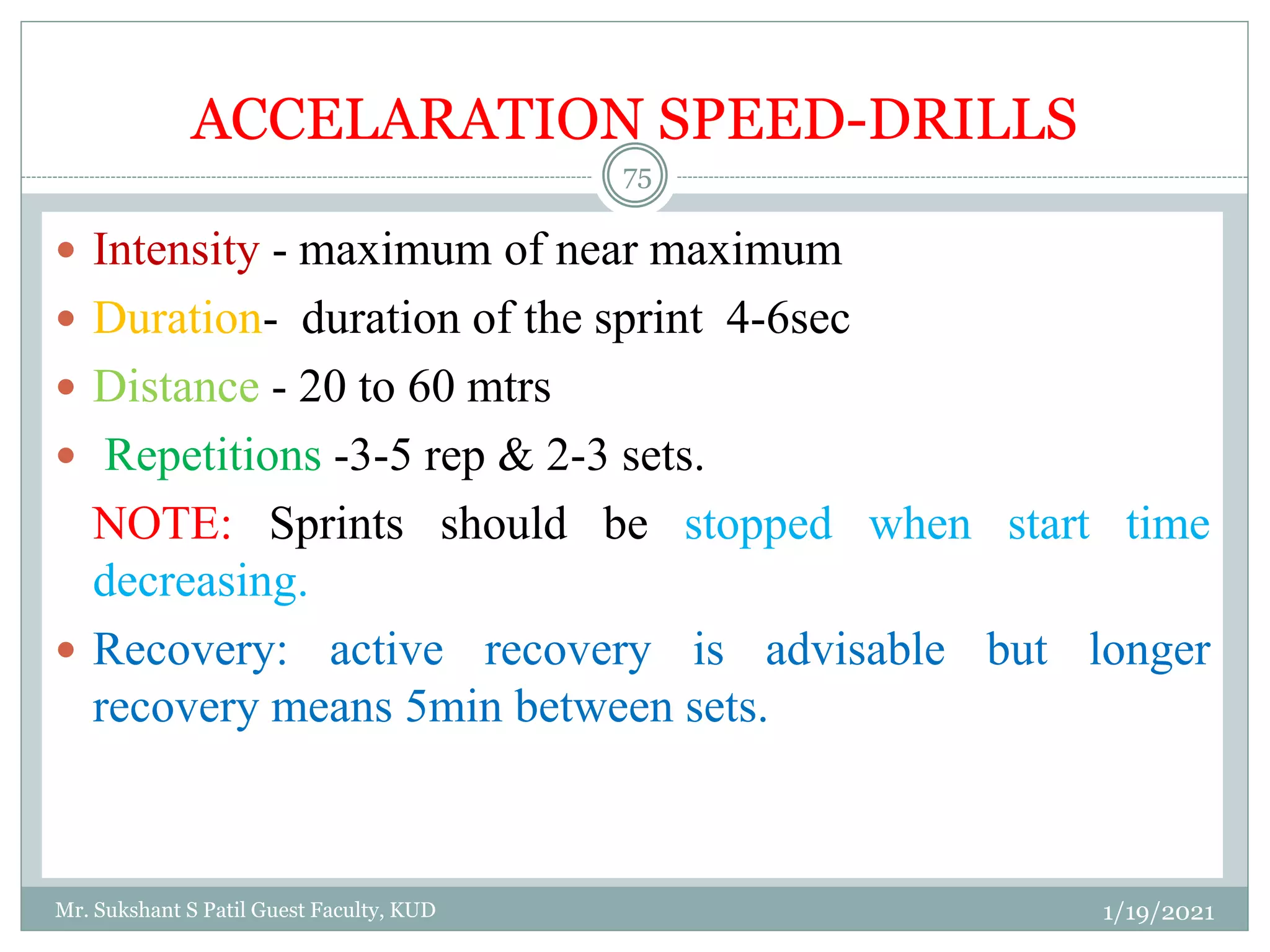 GTMT Training components