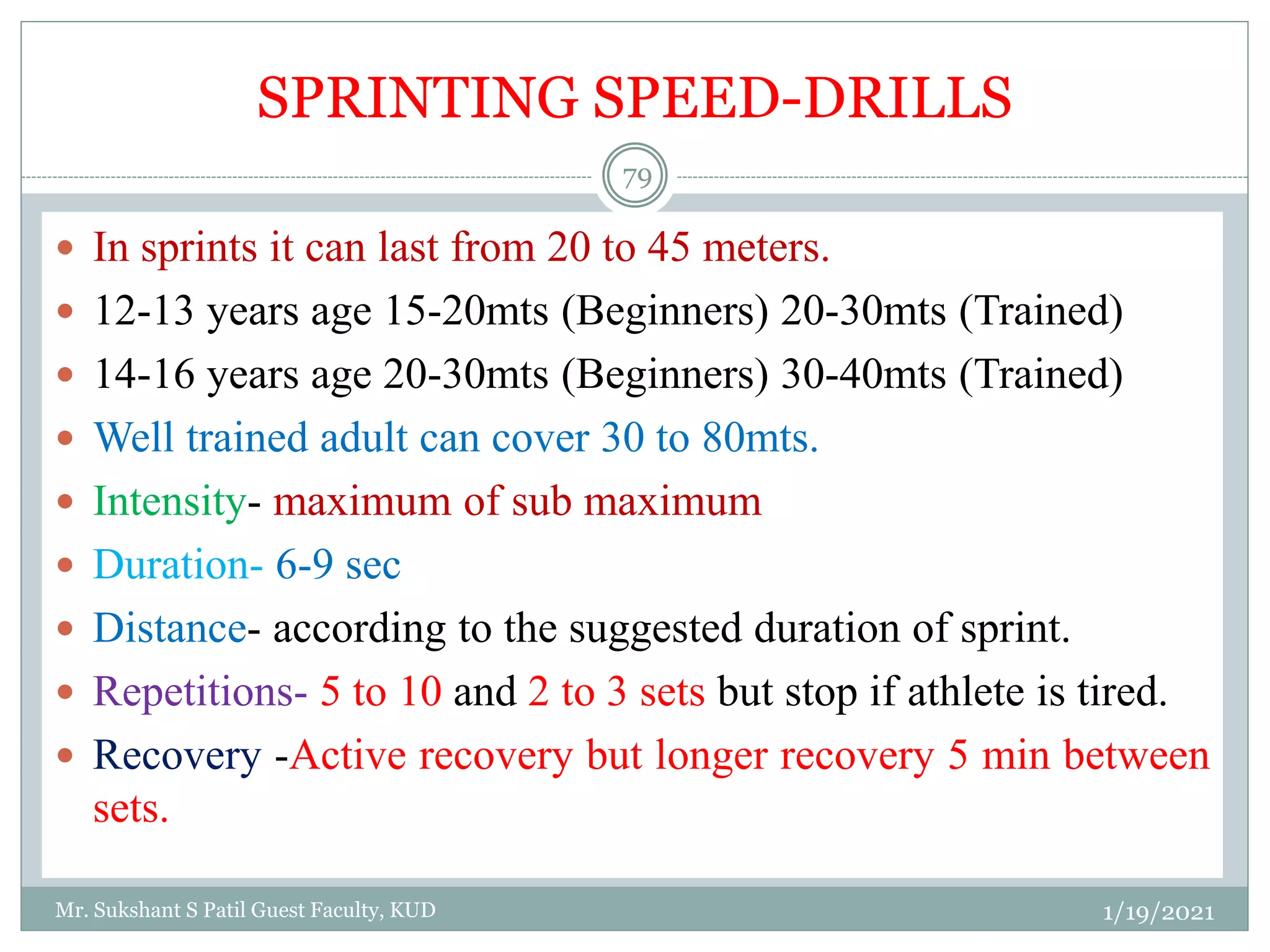 GTMT Training components