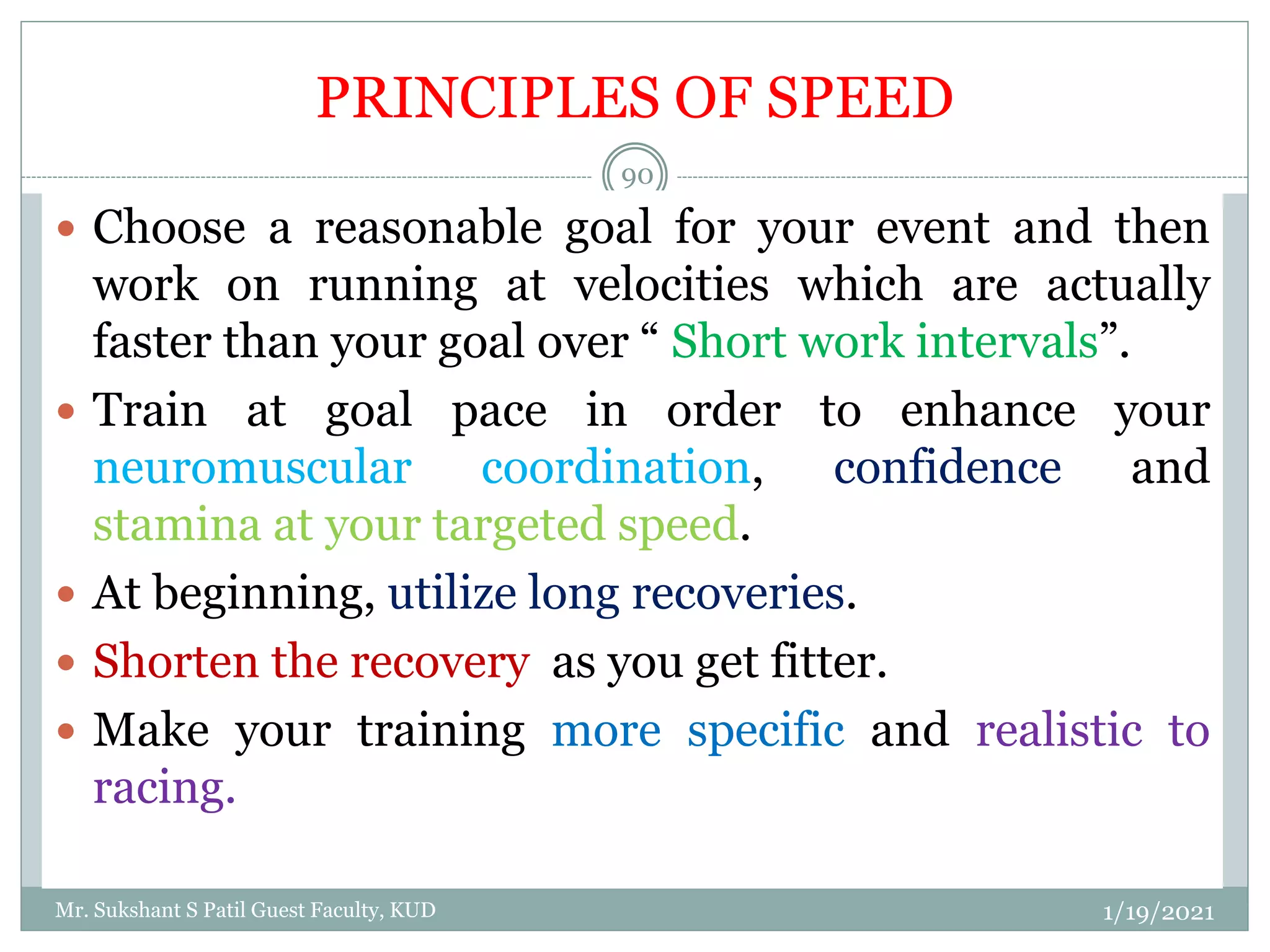 GTMT Training components