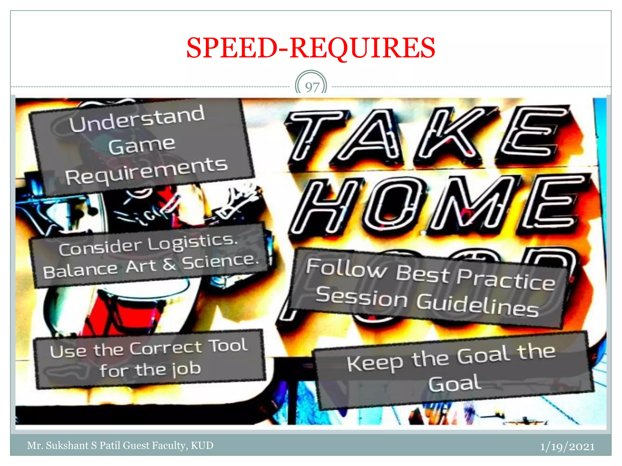 GTMT Training components