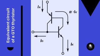 Equivalentcircuit
ofaGTOthyristor
 