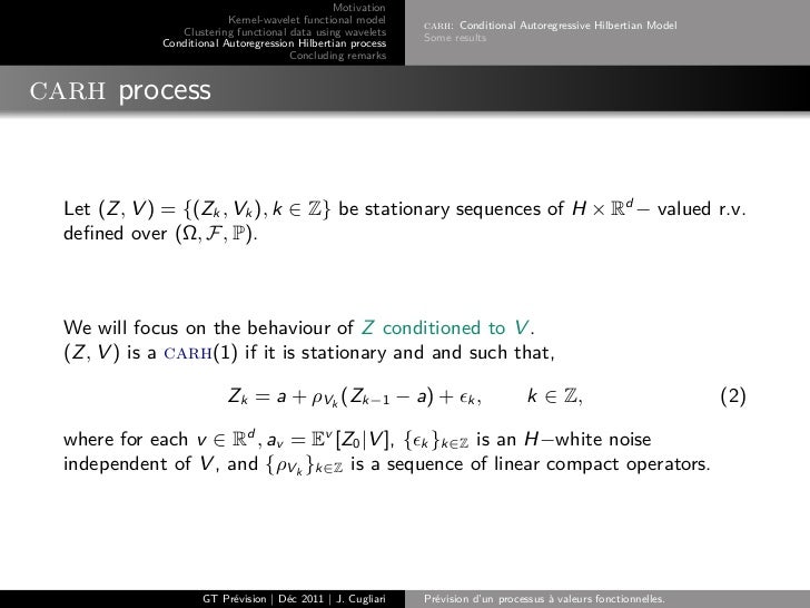 Prevision Consommation Electrique Par Processus A Valeurs Fonctionnel
